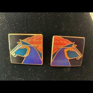 Laurel Burch Stallion Earrings